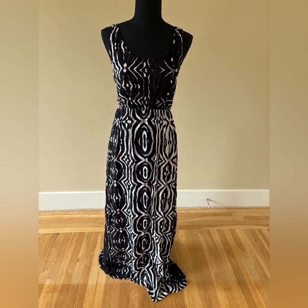 BB Dakota Black and White Maxi Dress